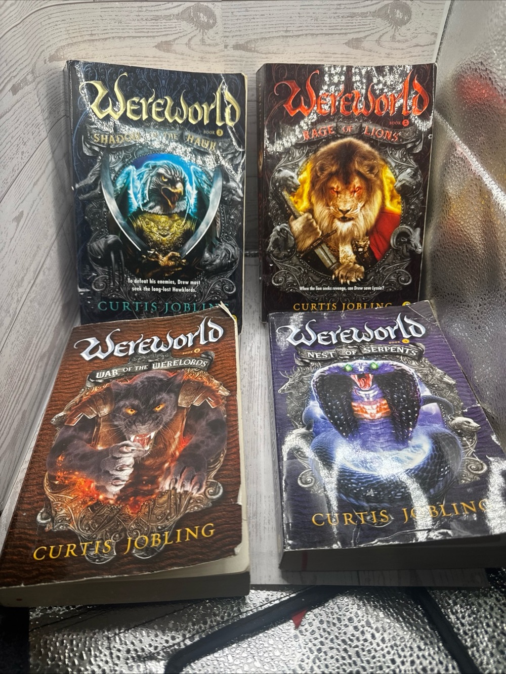 Wereworld Books 2,3,4,6 (4 books) by Curtis Jobling